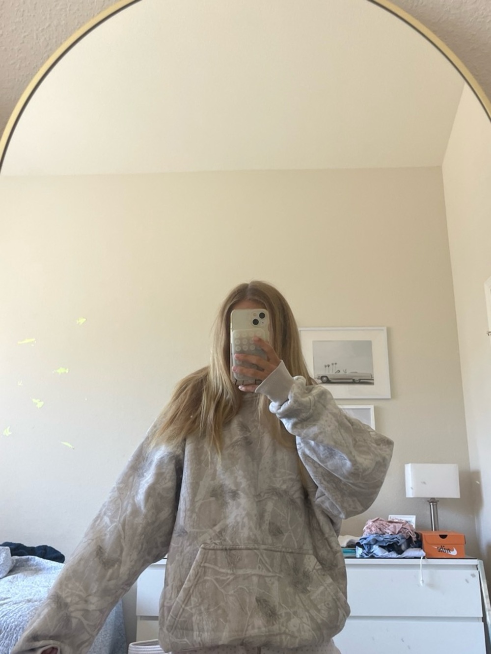 Light camo comfrt hoodie